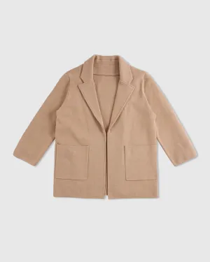 100% Organic Cotton Knit Blazer