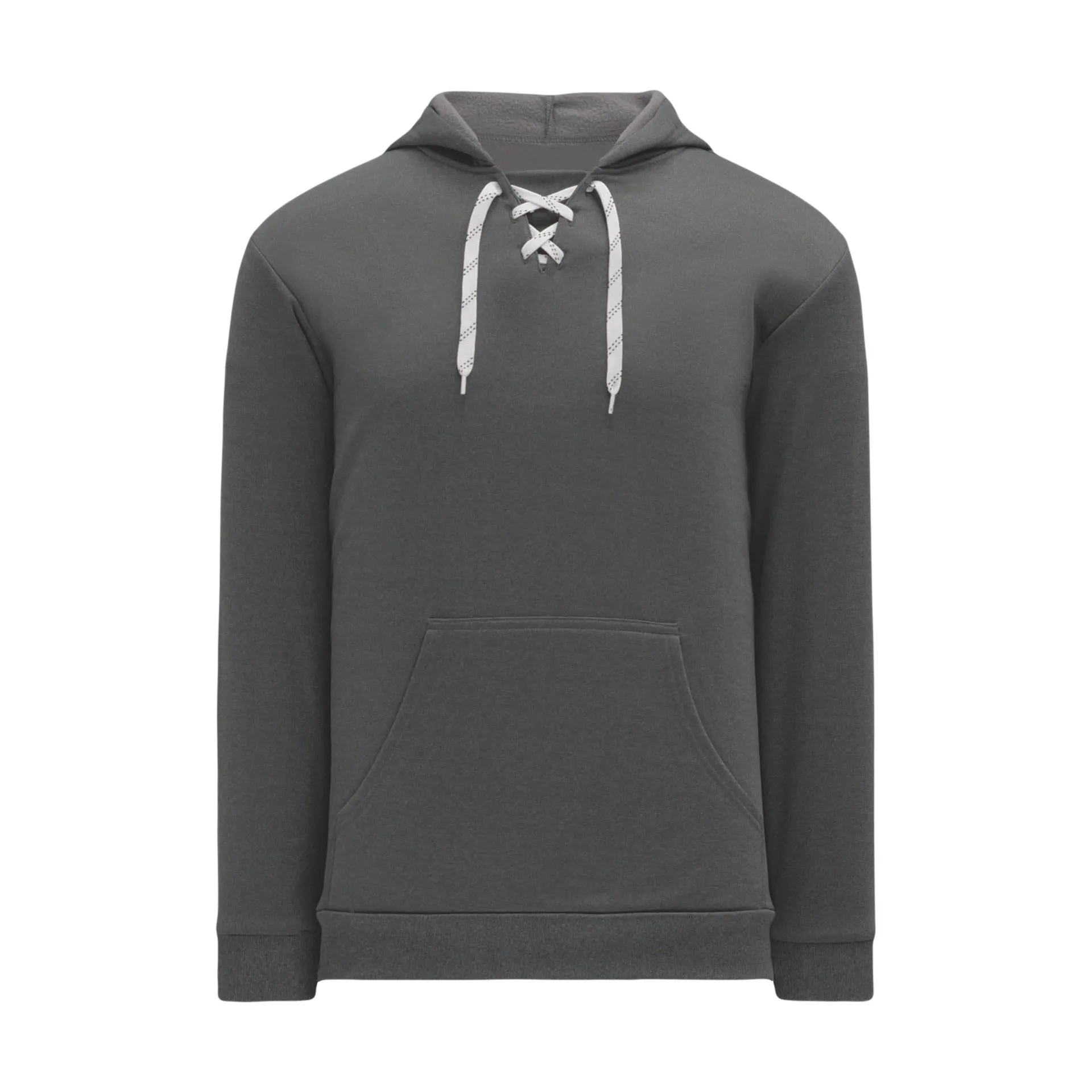 A1834-021 Heather Charcoal Blank Hoodie Sweatshirt