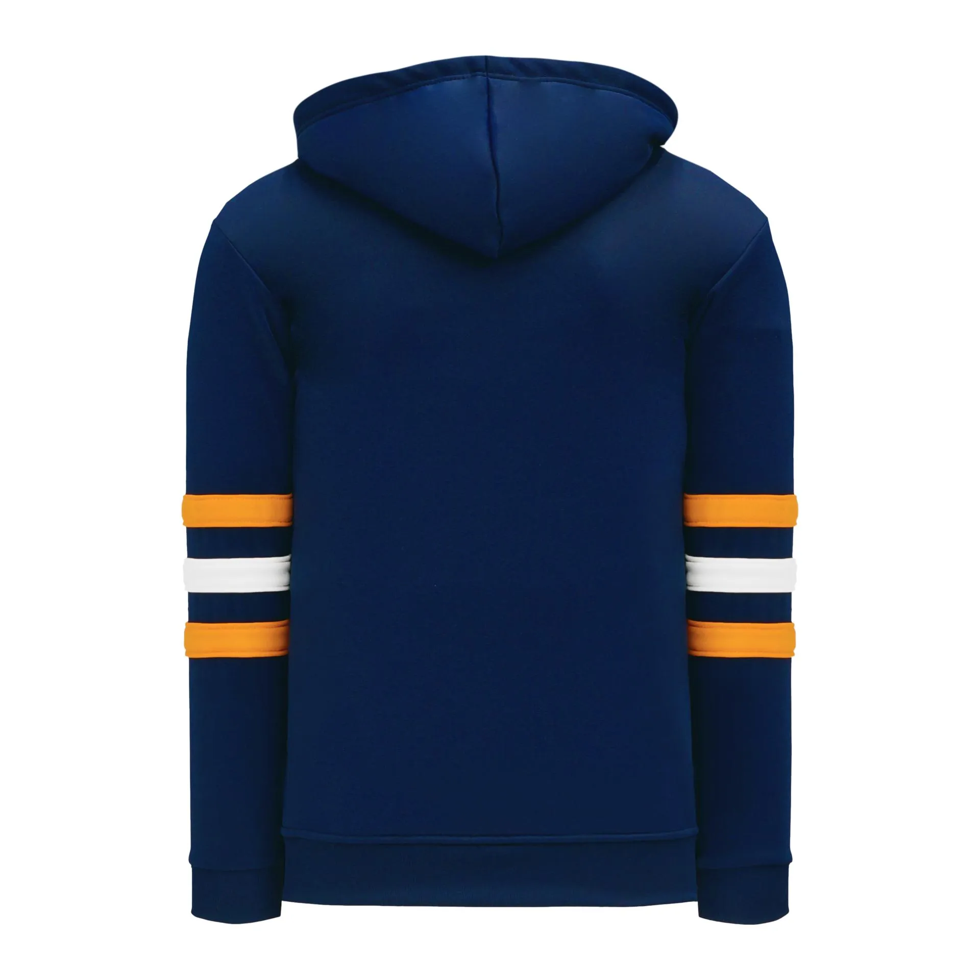 A1845-460 Navy/Gold/White Blank Hoodie Sweatshirt