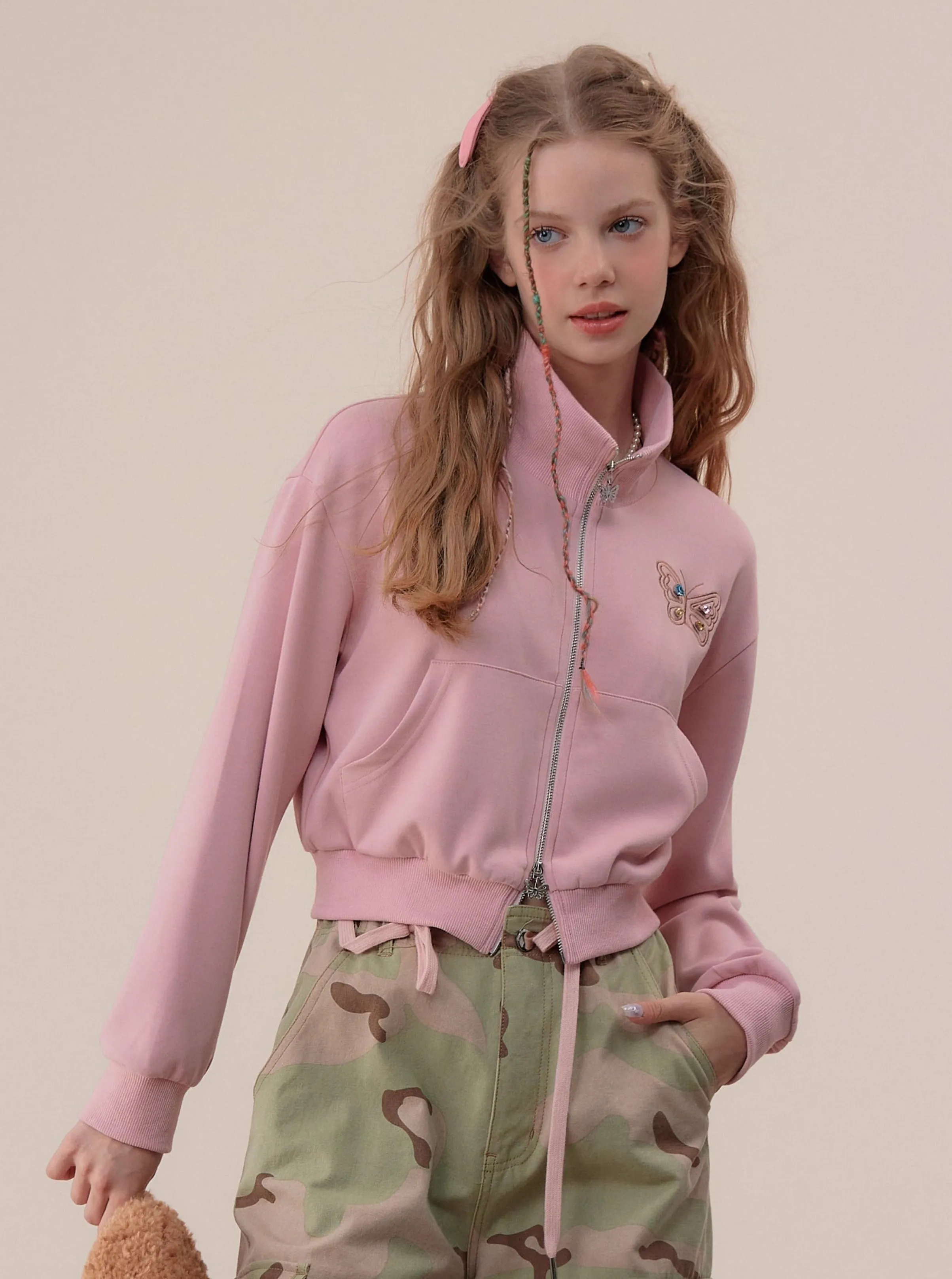 American vintage cropped jacket