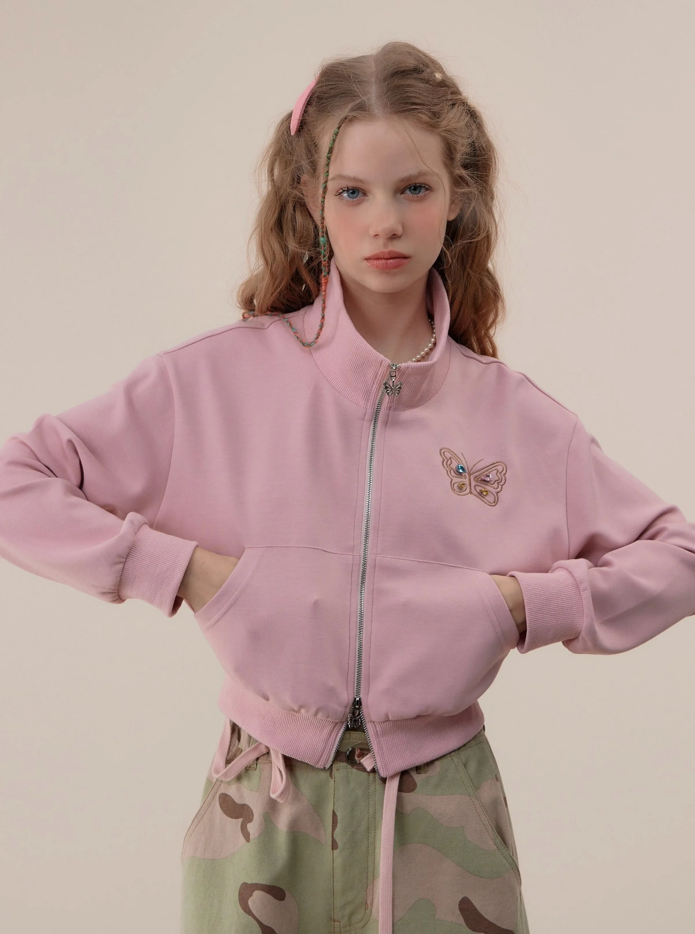 American vintage cropped jacket
