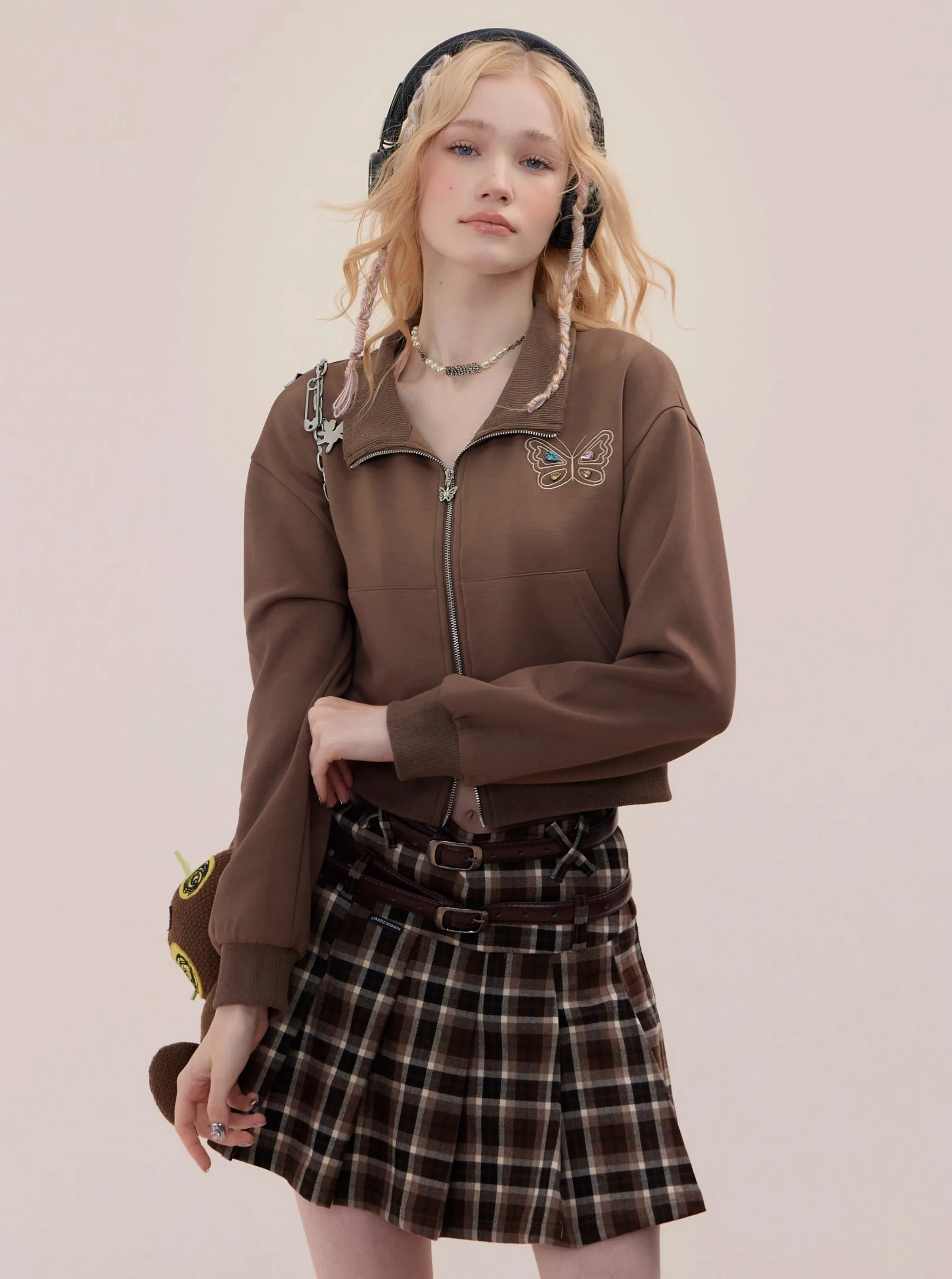 American vintage cropped jacket