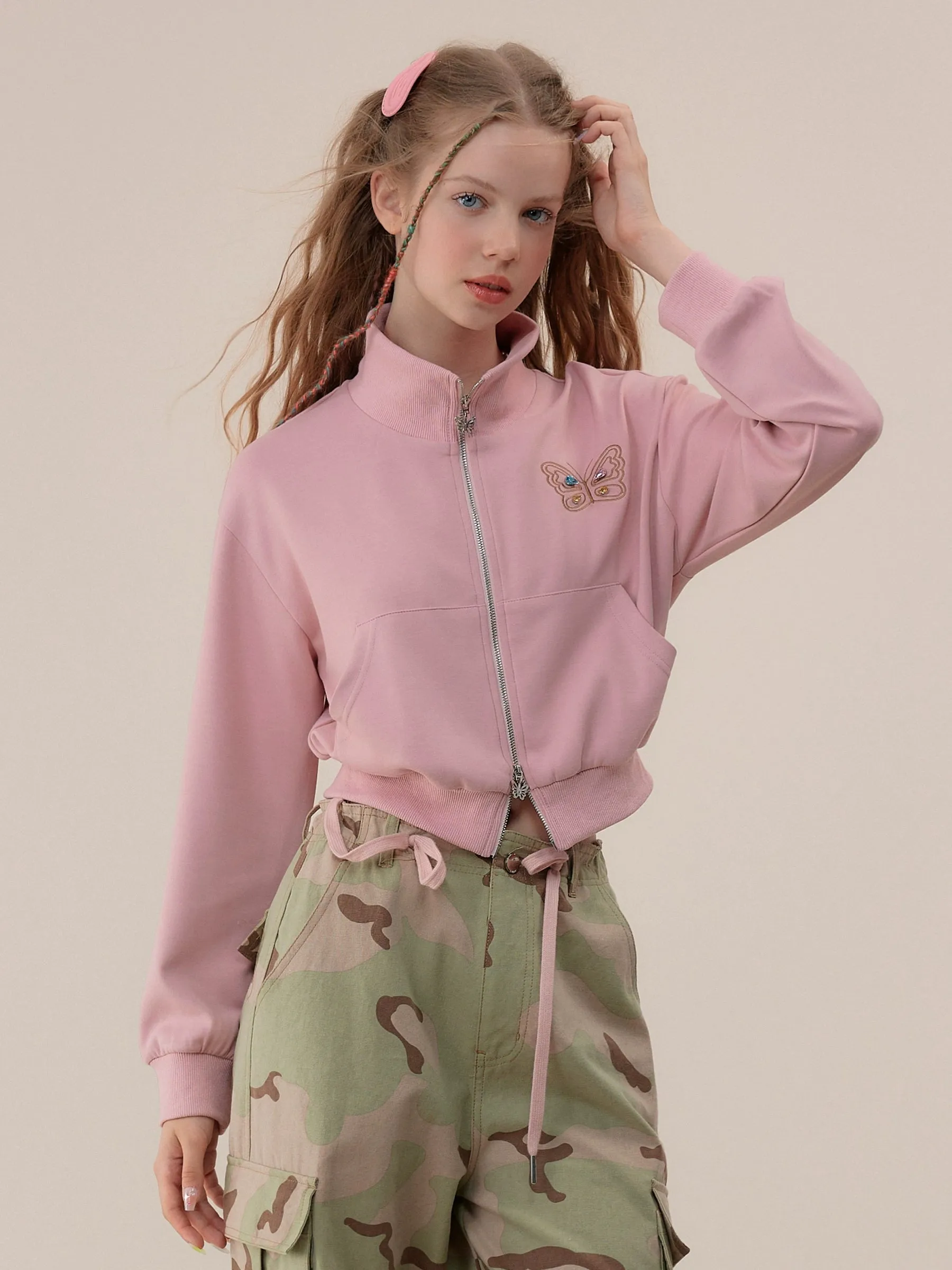 American vintage cropped jacket