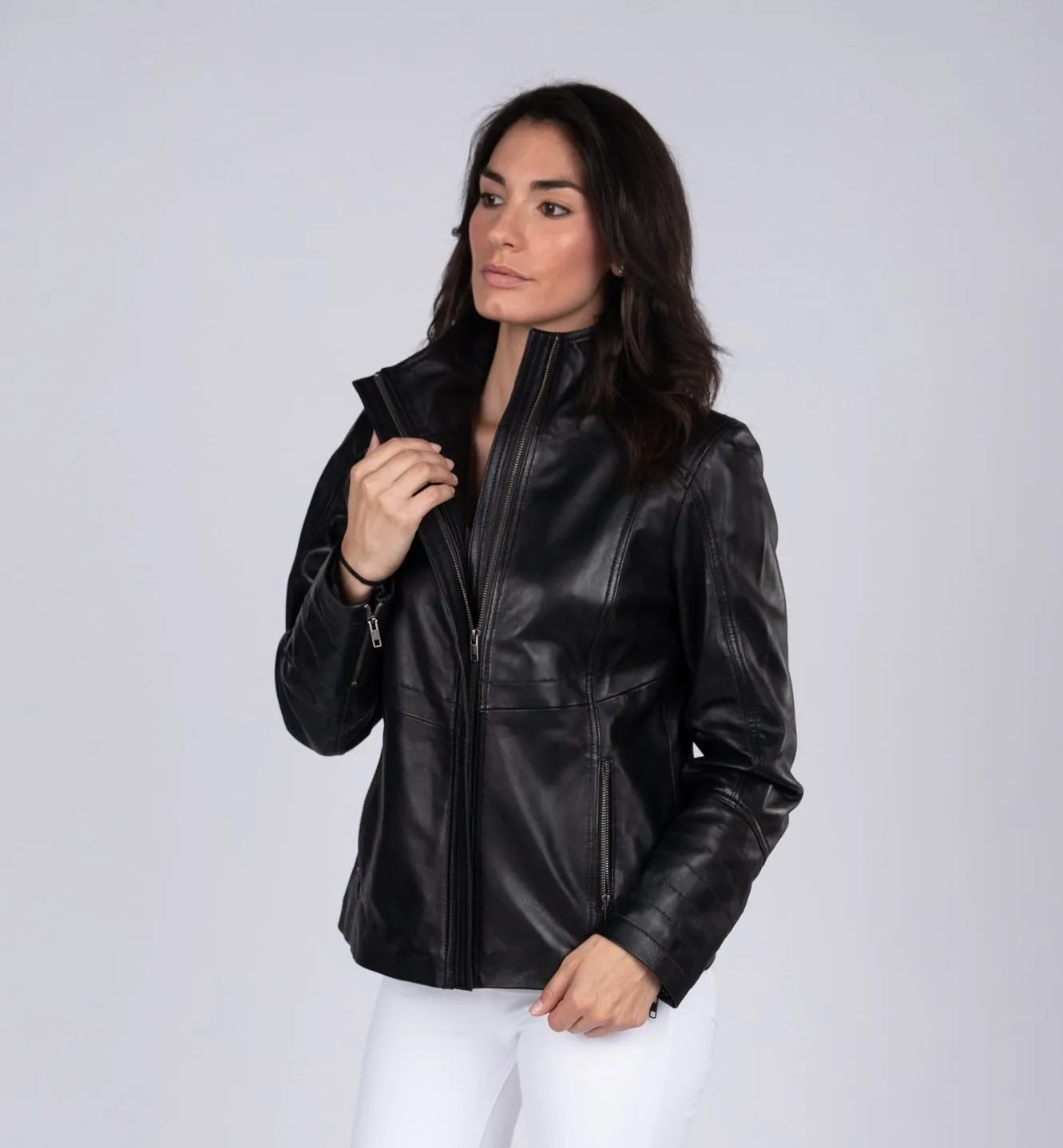 Arra Womens Leather Jacket - Discounted!