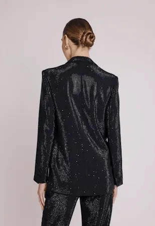 Berenice Blazer Strass in Black