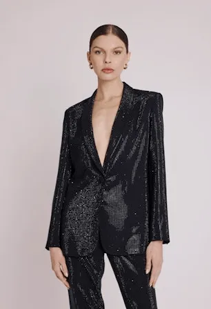 Berenice Blazer Strass in Black