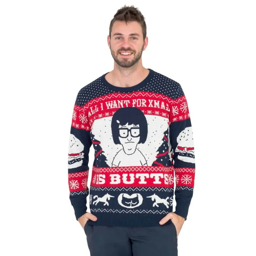 Bob's Burgers Tina Ugly Christmas Sweater - Unisex Knitted