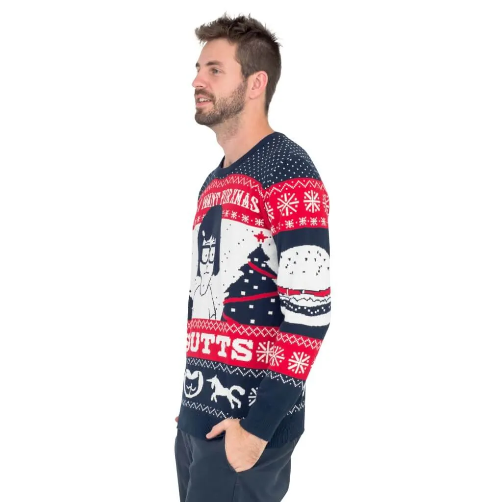 Bob's Burgers Tina Ugly Christmas Sweater - Unisex Knitted
