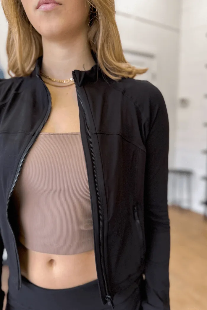 Butter Long Sleeve Crop Jacket