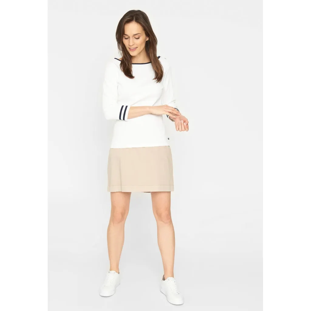 Charlotte Long Sleeve Tee - White