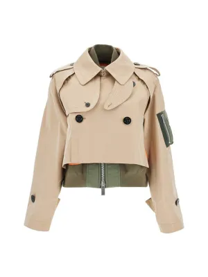 Cotton Gabardine & Nylon Twill Blouson