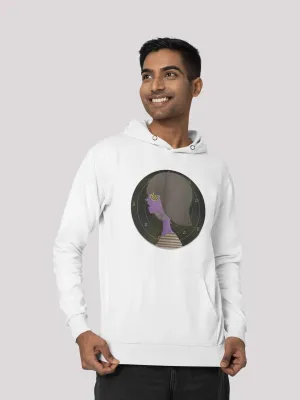 Crazy Retro White Unisex Hoodie