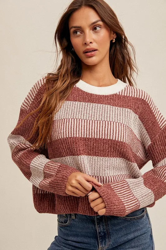 Crew Multi-Stripe Sweater