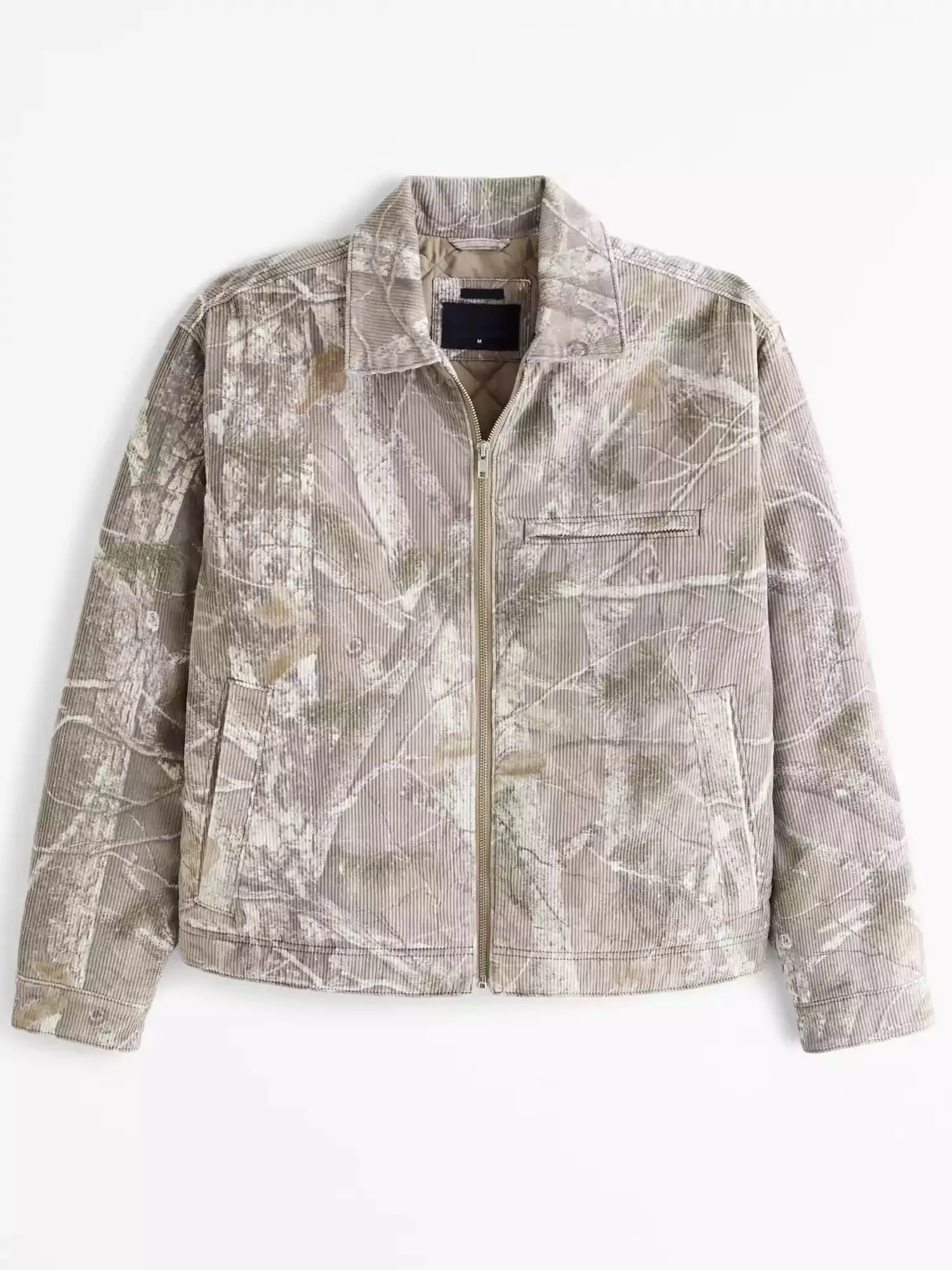 Cropped Corduroy Trucker Jacket