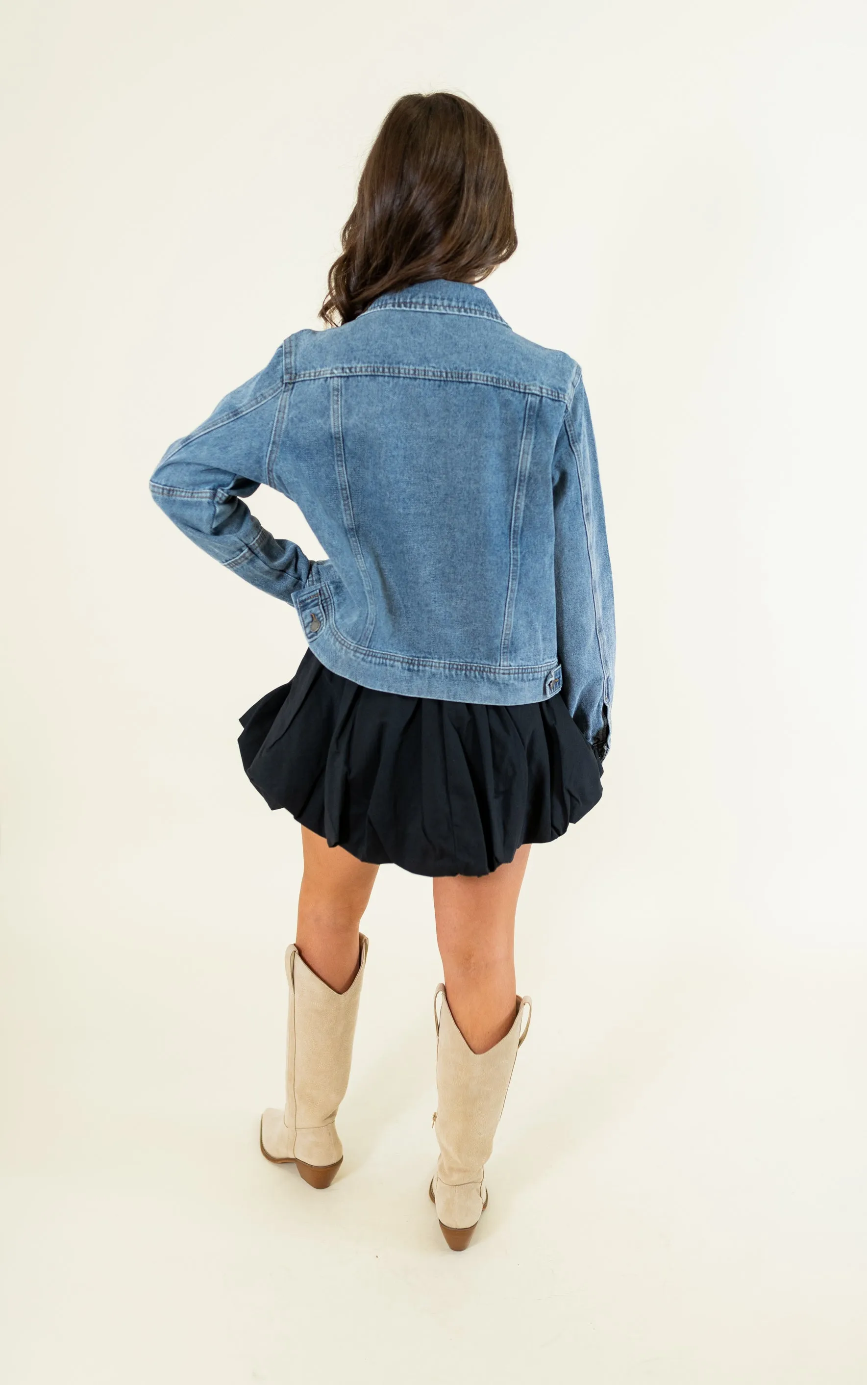 Cropped Denim Jacket