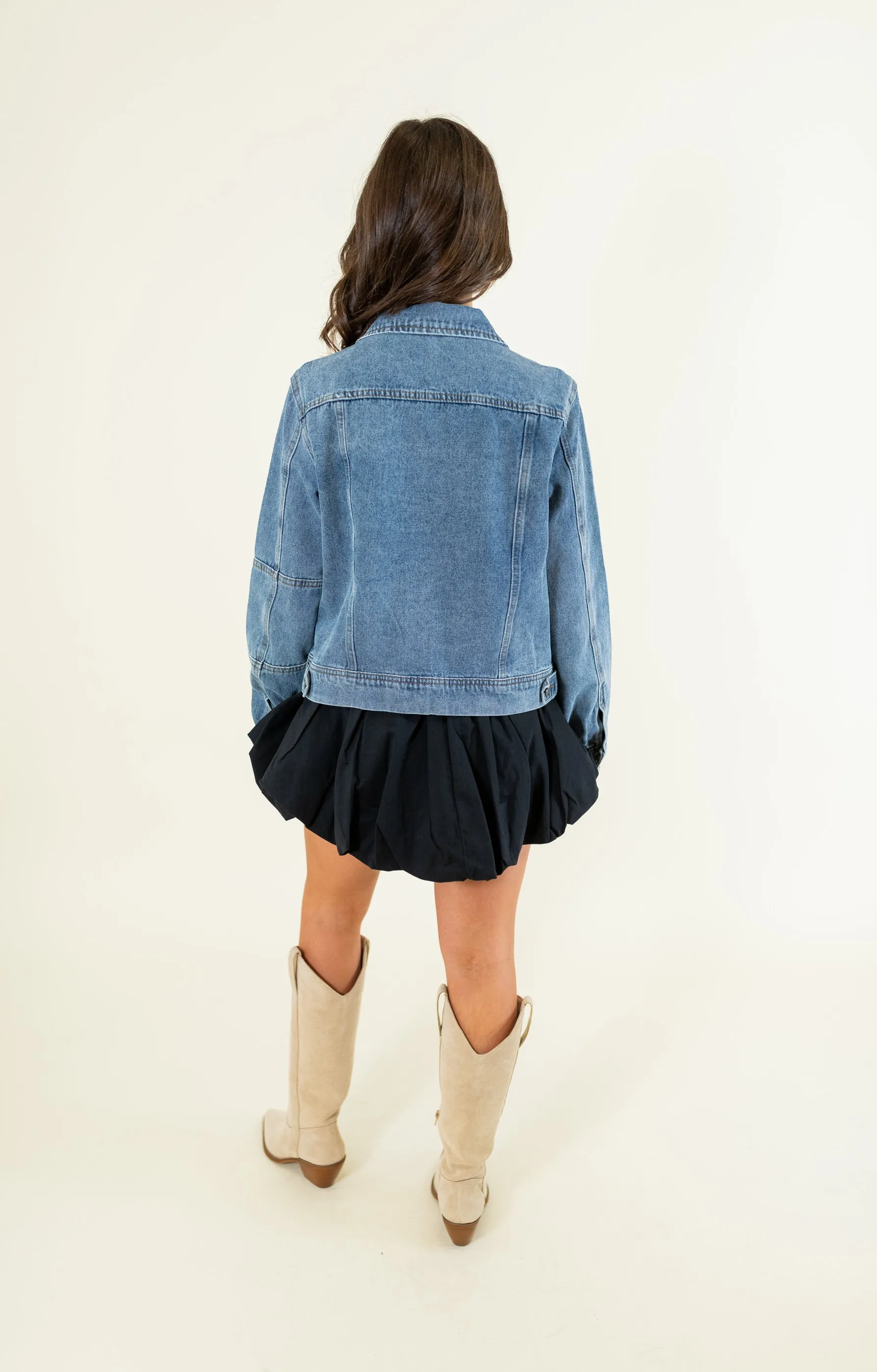 Cropped Denim Jacket