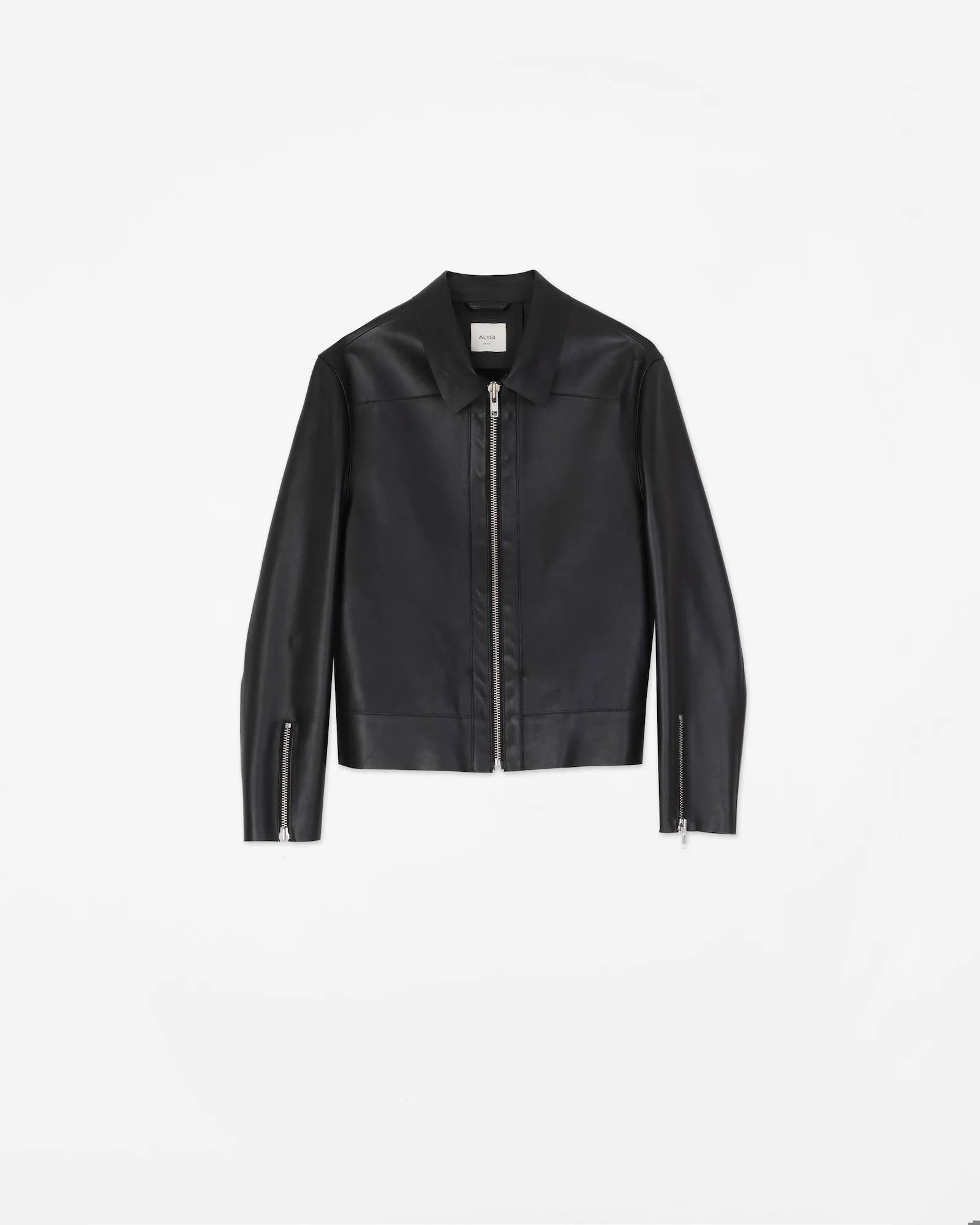 CROPPED LEATHER JACKET