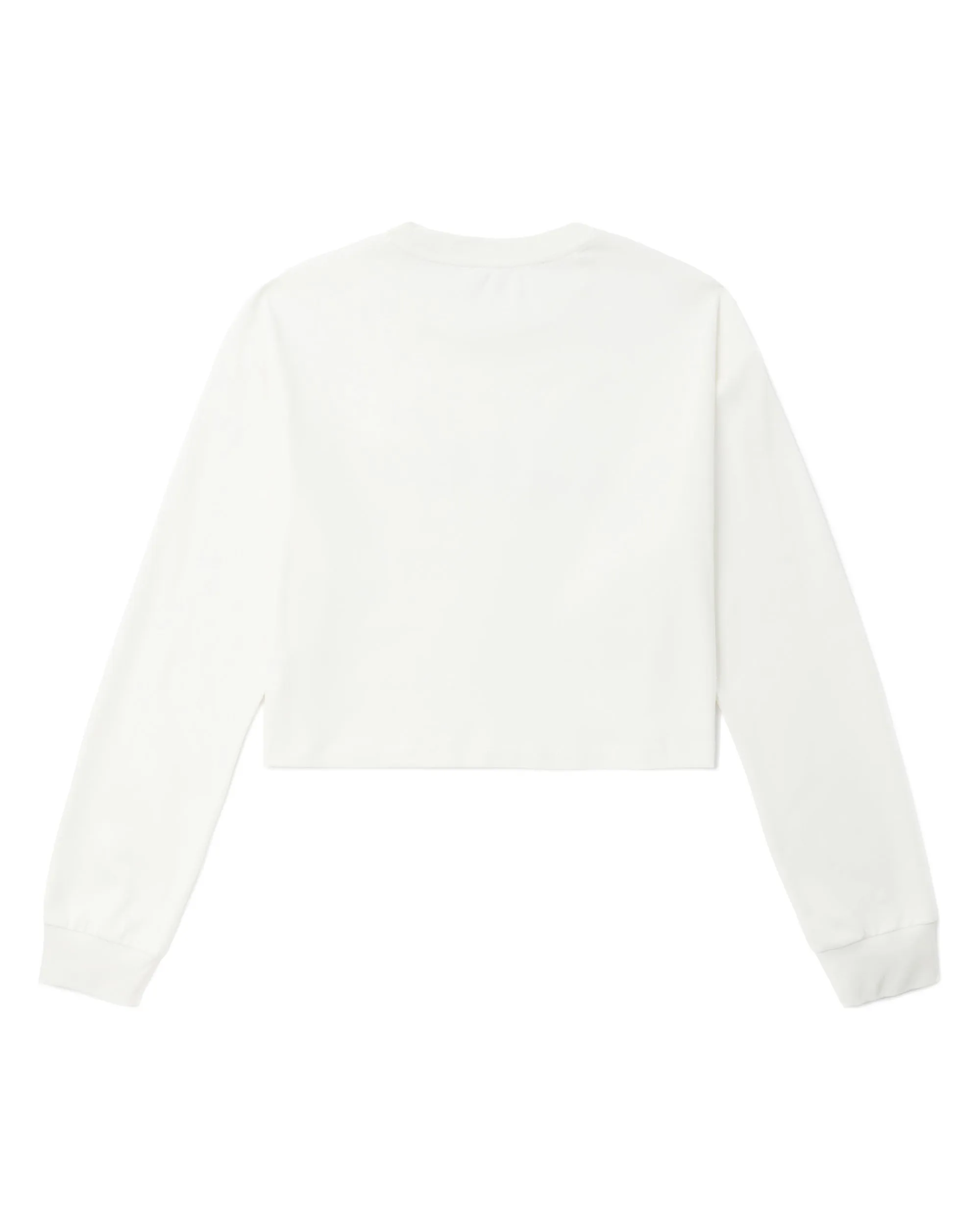 Cropped Logo-Print Sweatshirt