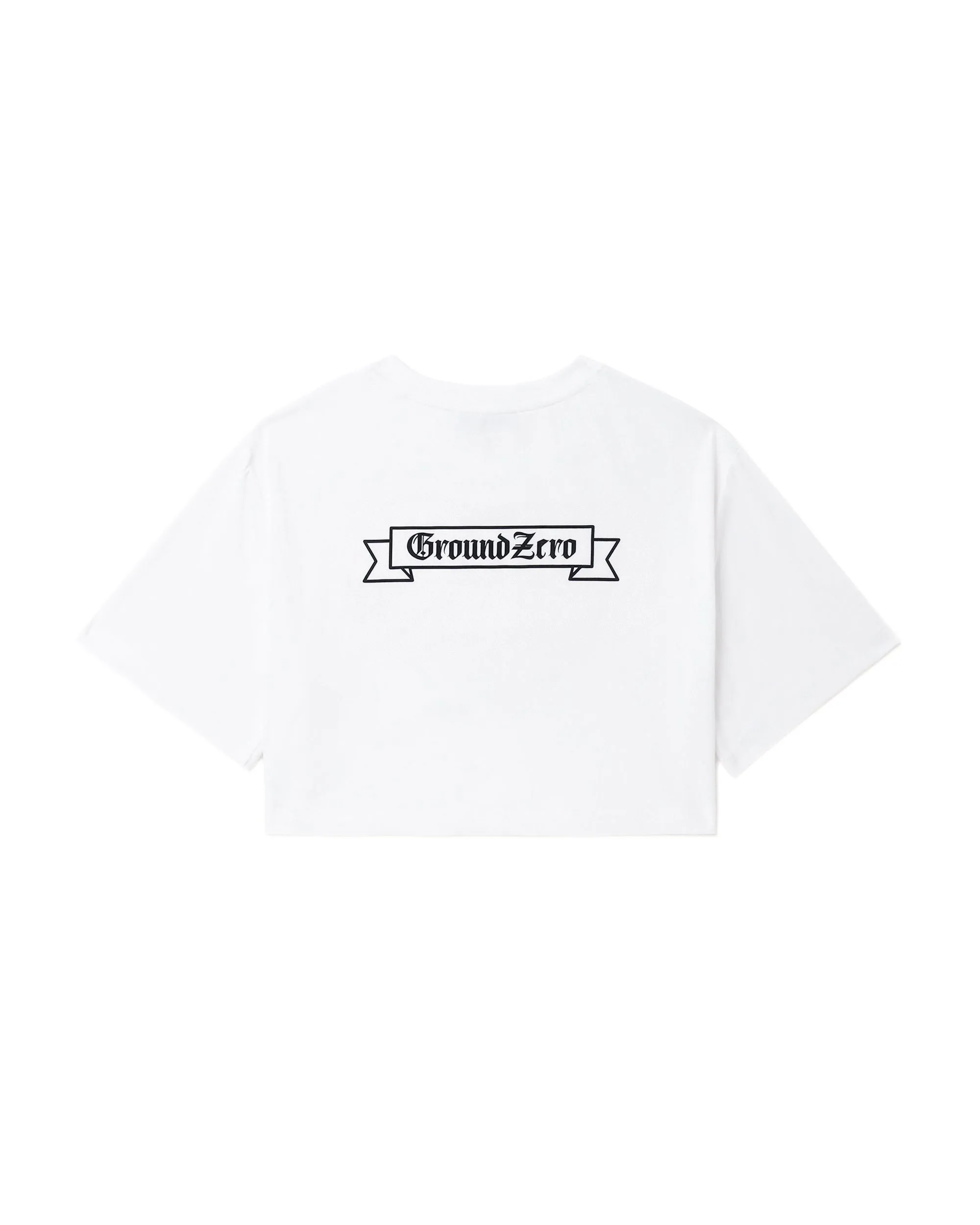 Cropped Logo-Print T-shirt