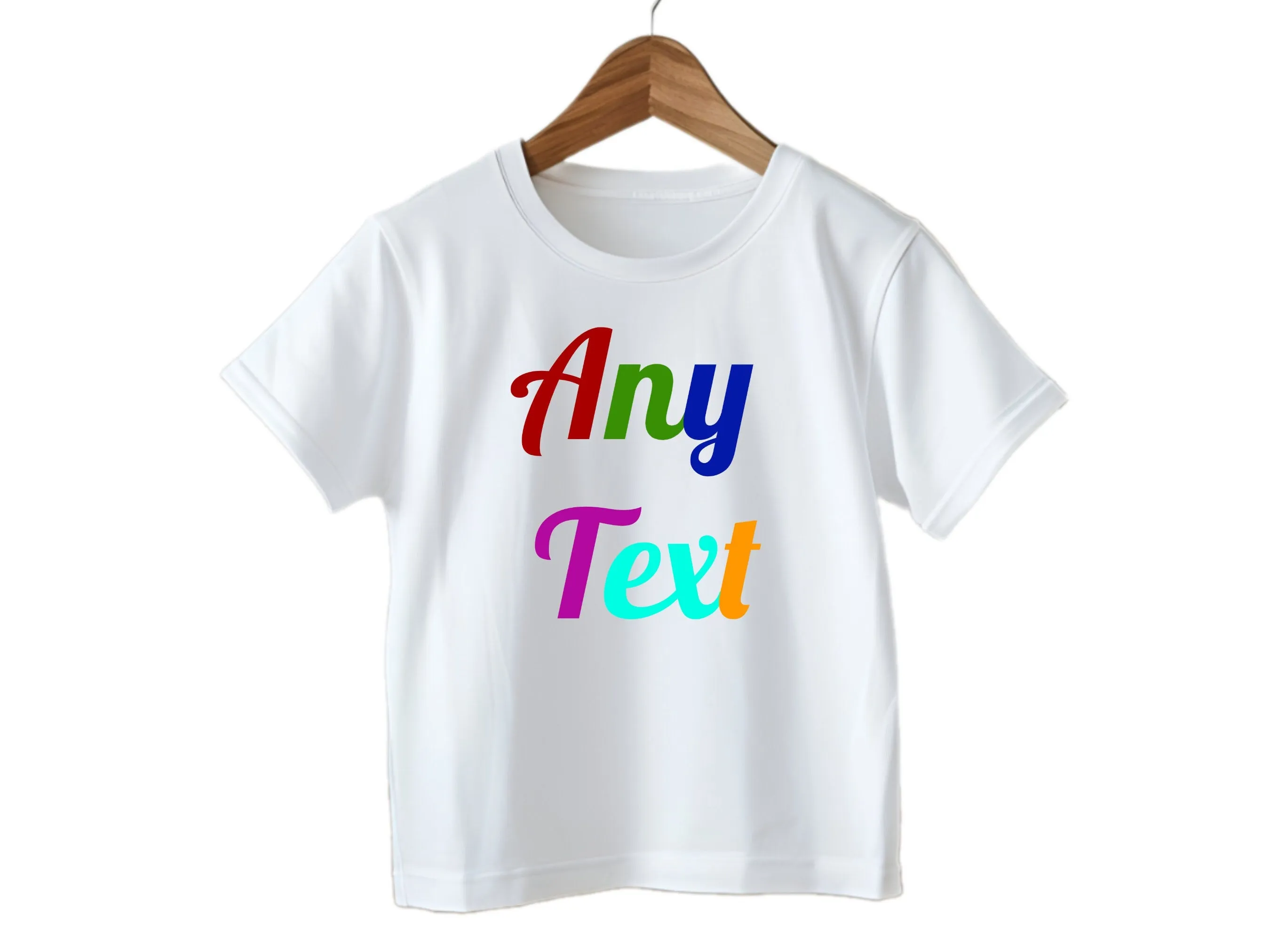 Custom Text Kids T-Shirt Gift For Kids Personalized Kids Shirt