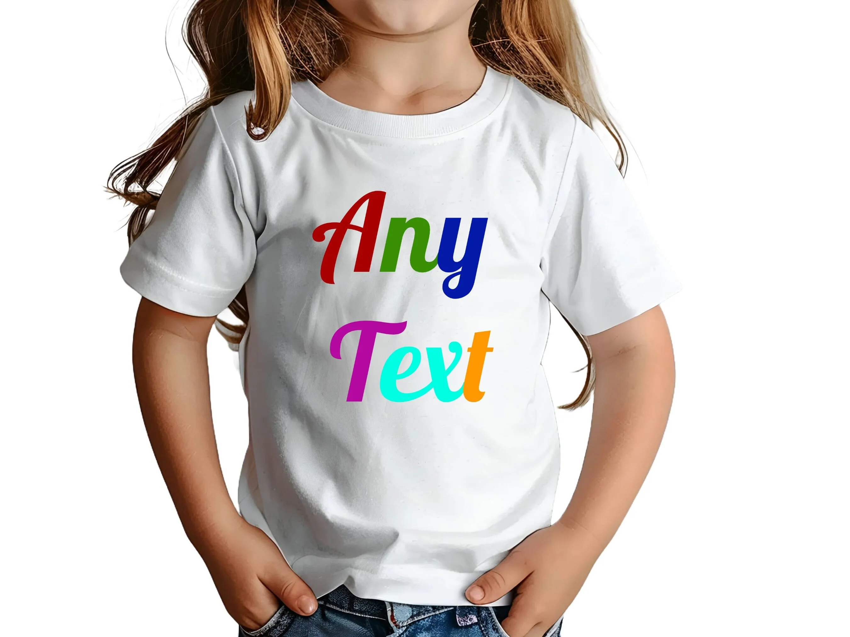 Custom Text Kids T-Shirt Gift For Kids Personalized Kids Shirt