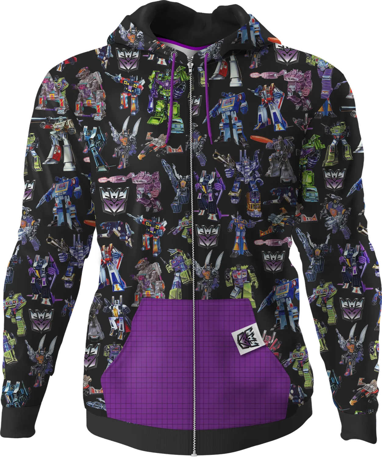 Decepticons Transformers Pocket Hoodie