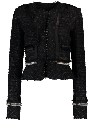 Deconstructed Tweed Jacket