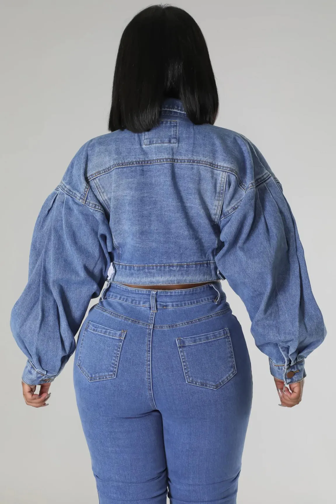 Denim Crop Jacket