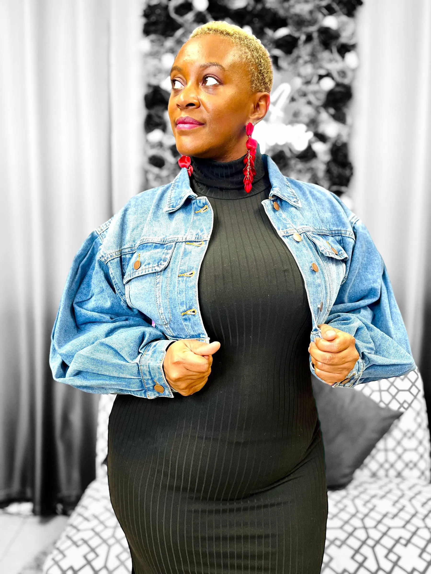 Denim Crop Jacket
