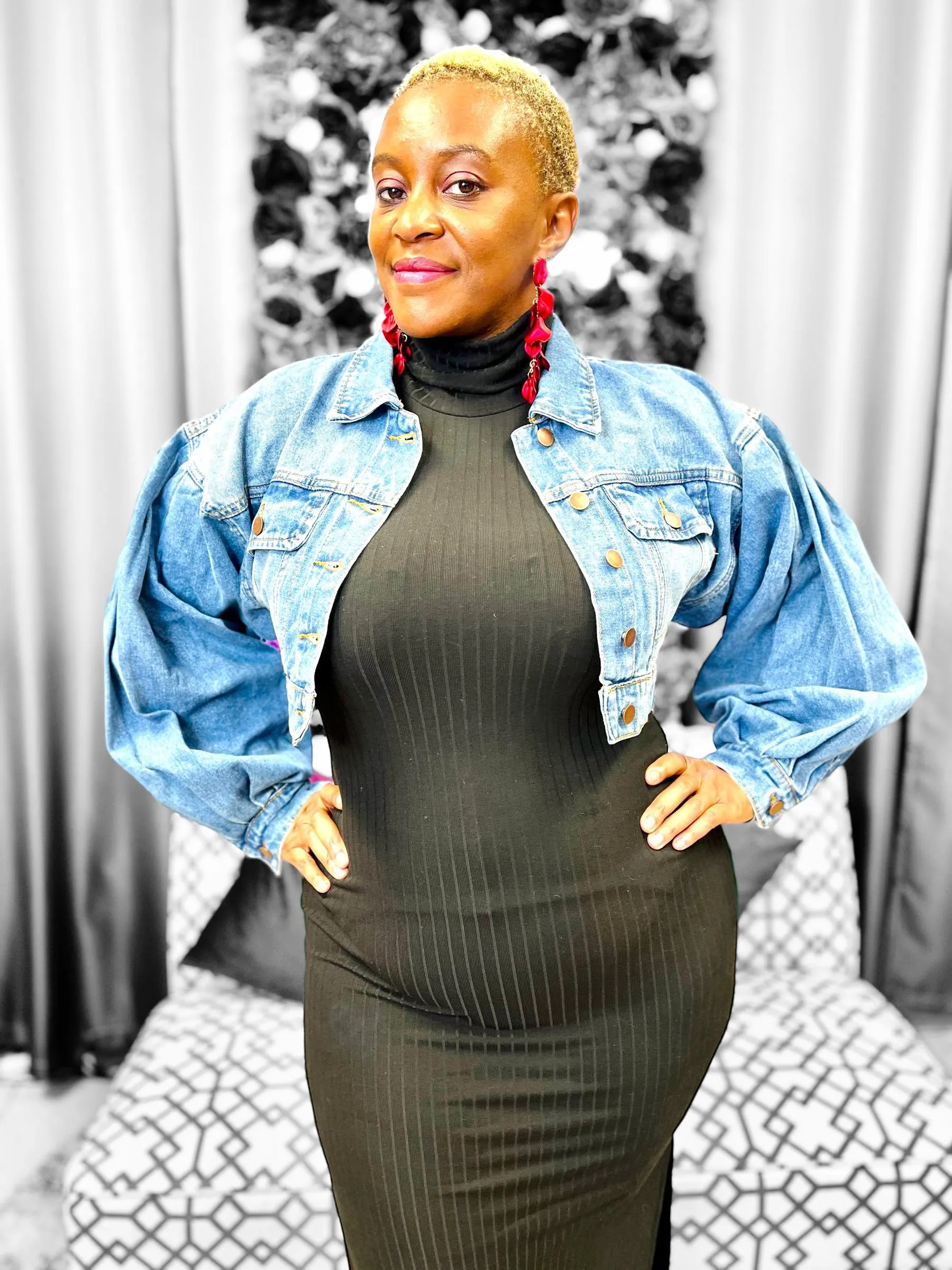 Denim Crop Jacket