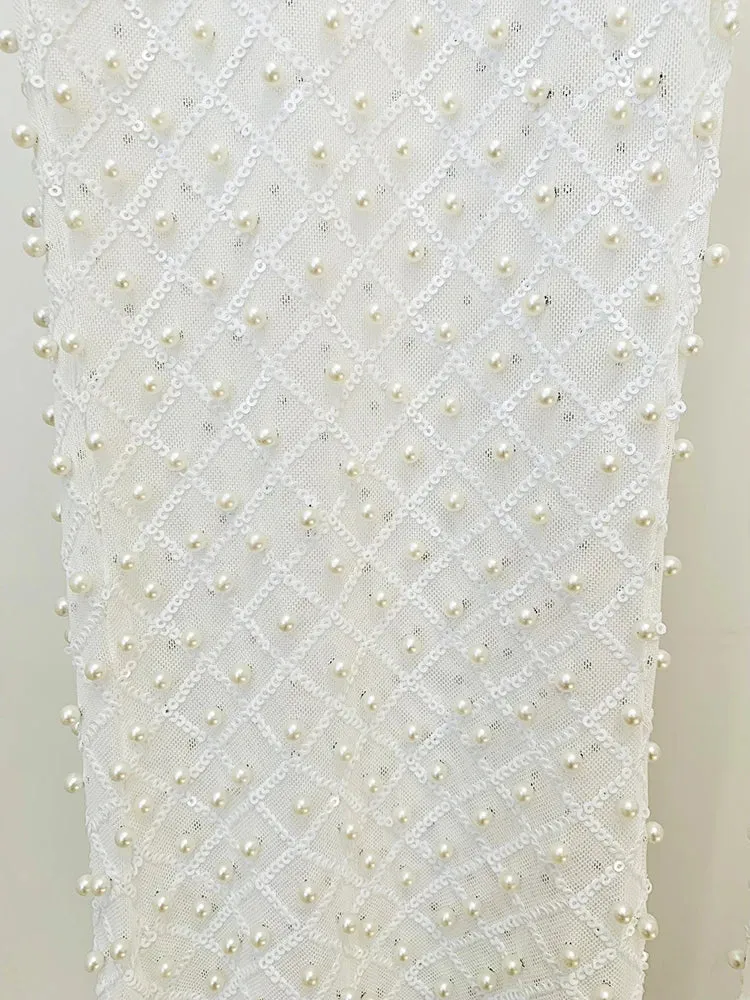 Designer high class pearly long sleeve Blazer and pants separately