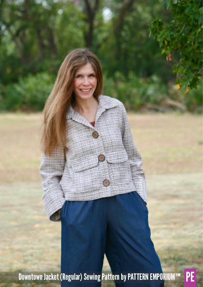 Downtown Jacket | Regular Fit Sewing Pattern