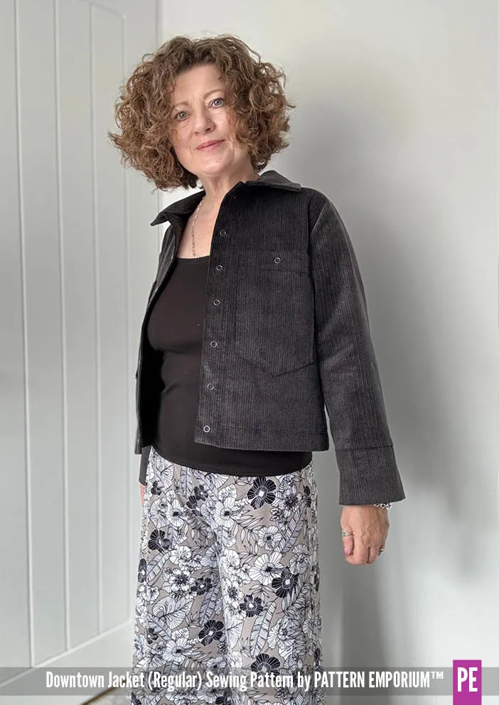 Downtown Jacket | Regular Fit Sewing Pattern