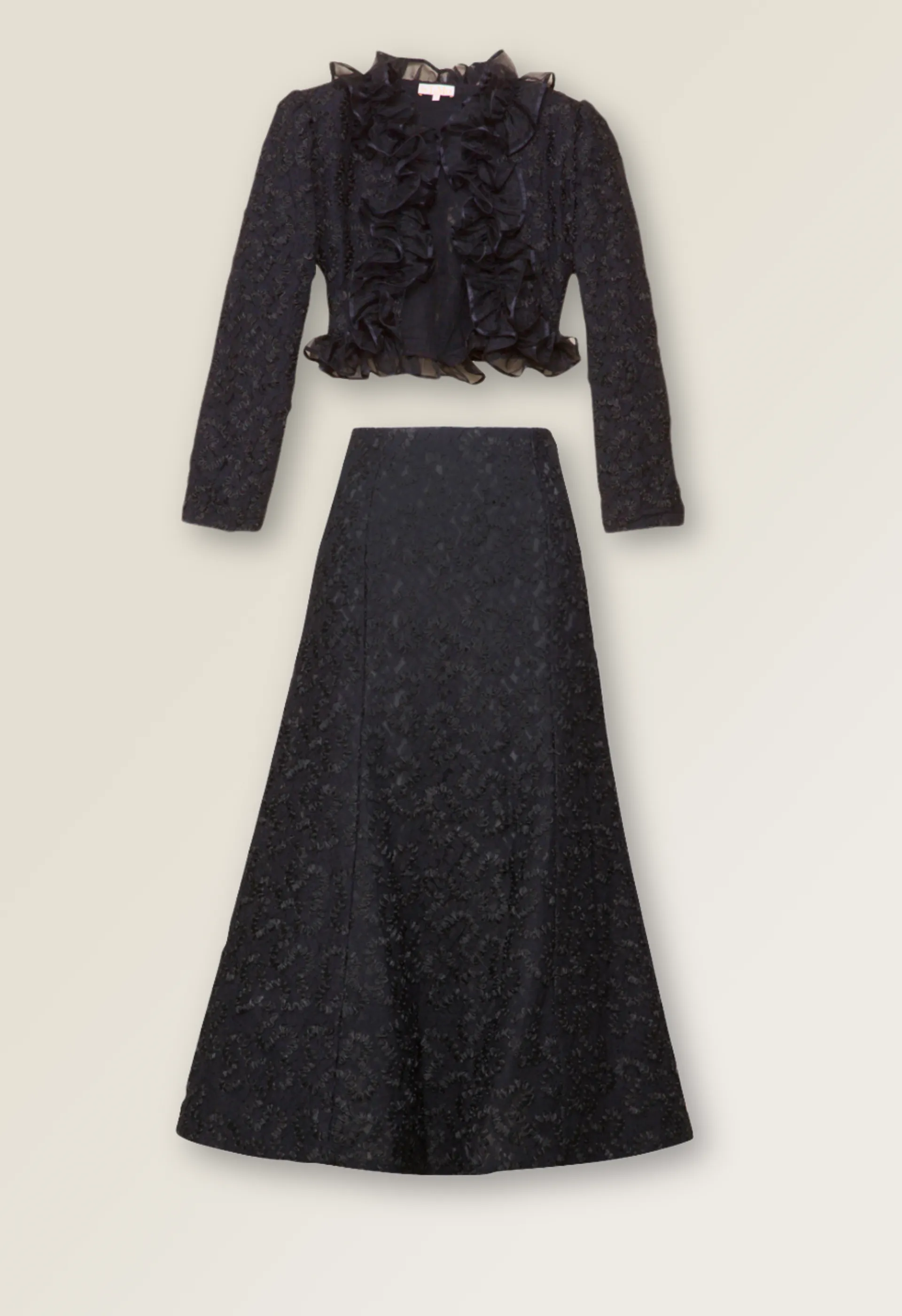 Embroidered Jacket & Skirt
