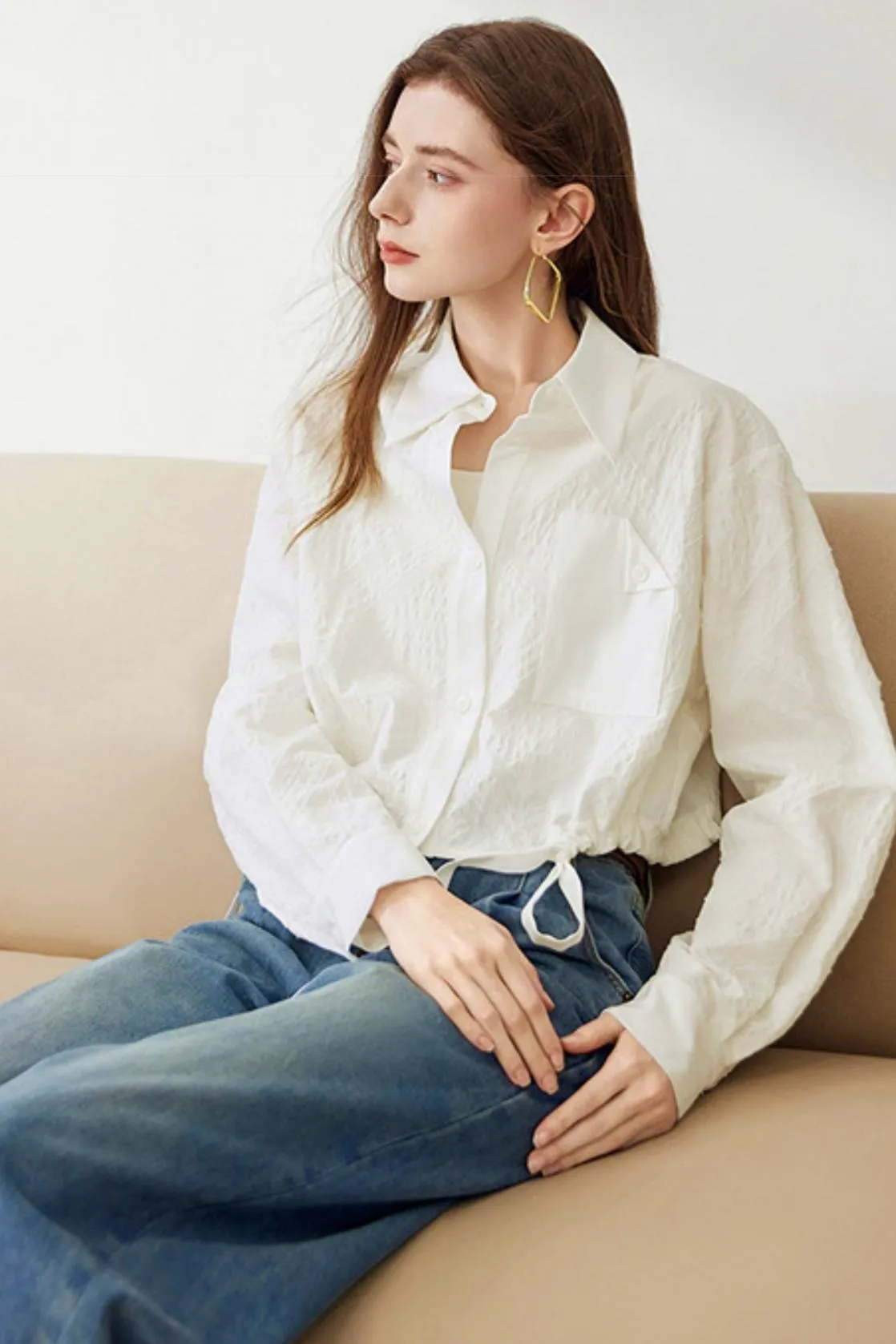 French Slim Cropped Jacket