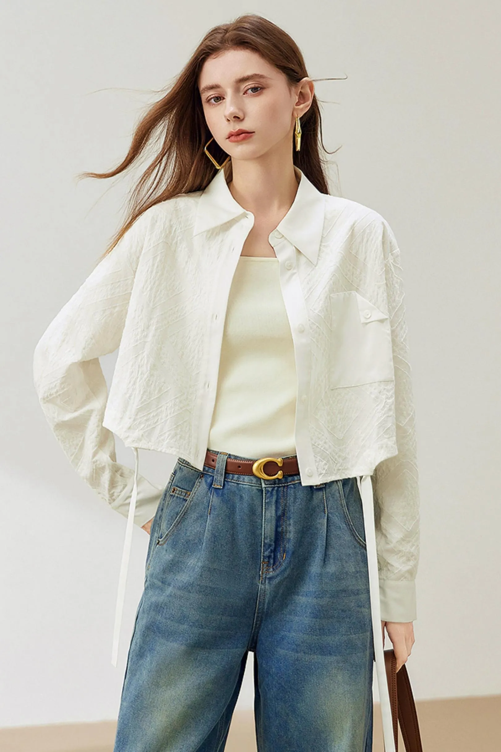 French Slim Cropped Jacket