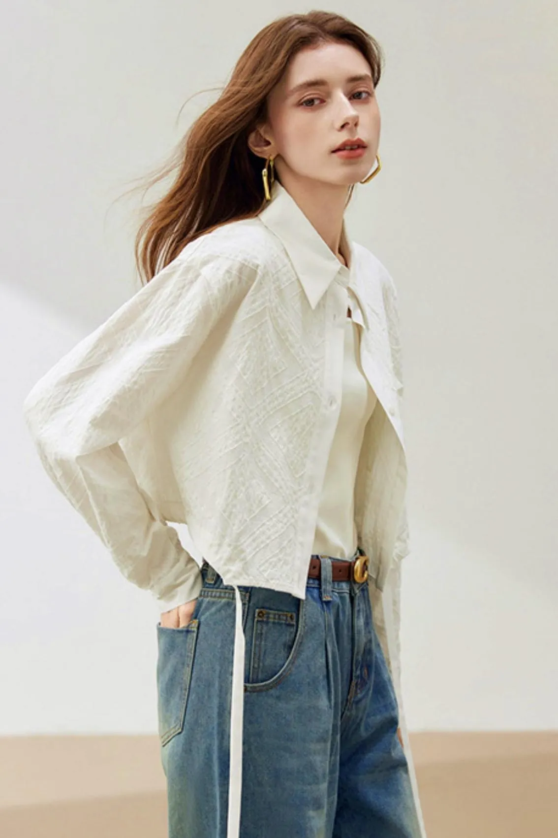 French Slim Cropped Jacket