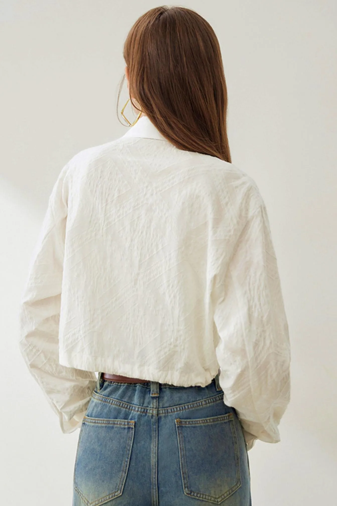 French Slim Cropped Jacket
