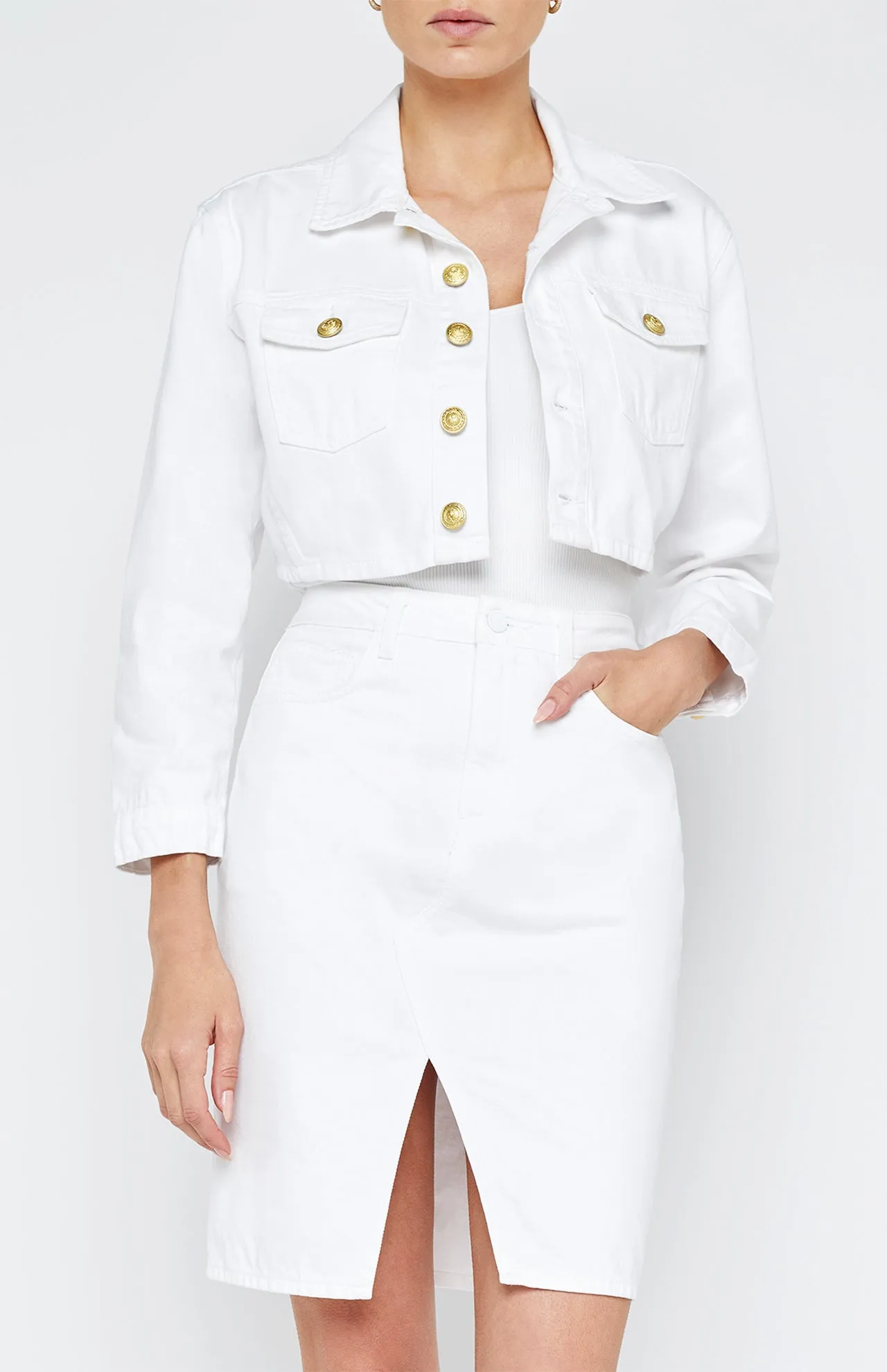 Genevie Extreme Crop Jacket