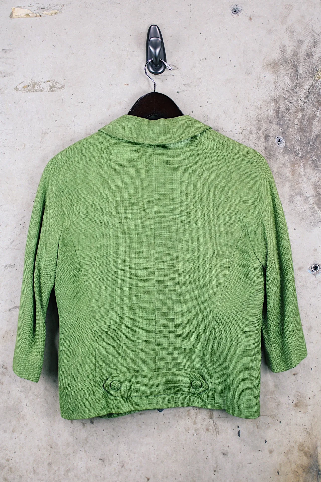 Green Cropped Lightweight Jacket