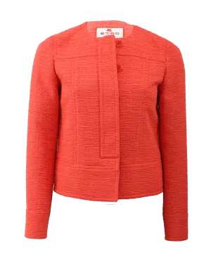 Hidden Button Jacket