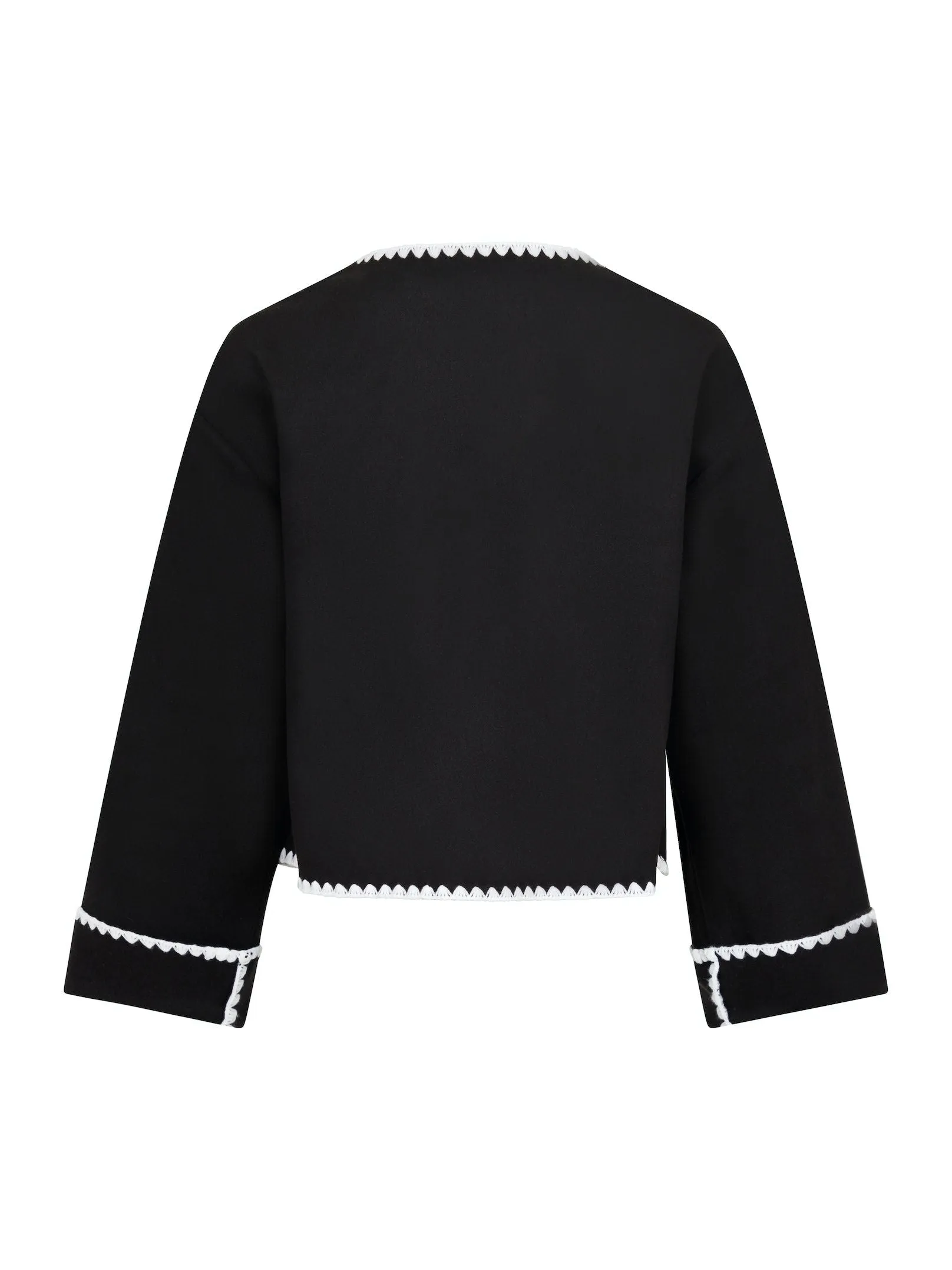Malikka Contrast Jacket - Black