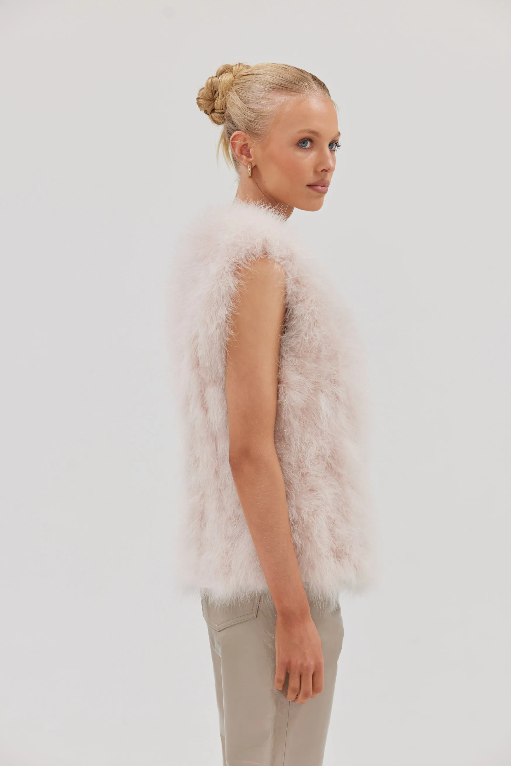 Manhattan Vest - Baby Pink