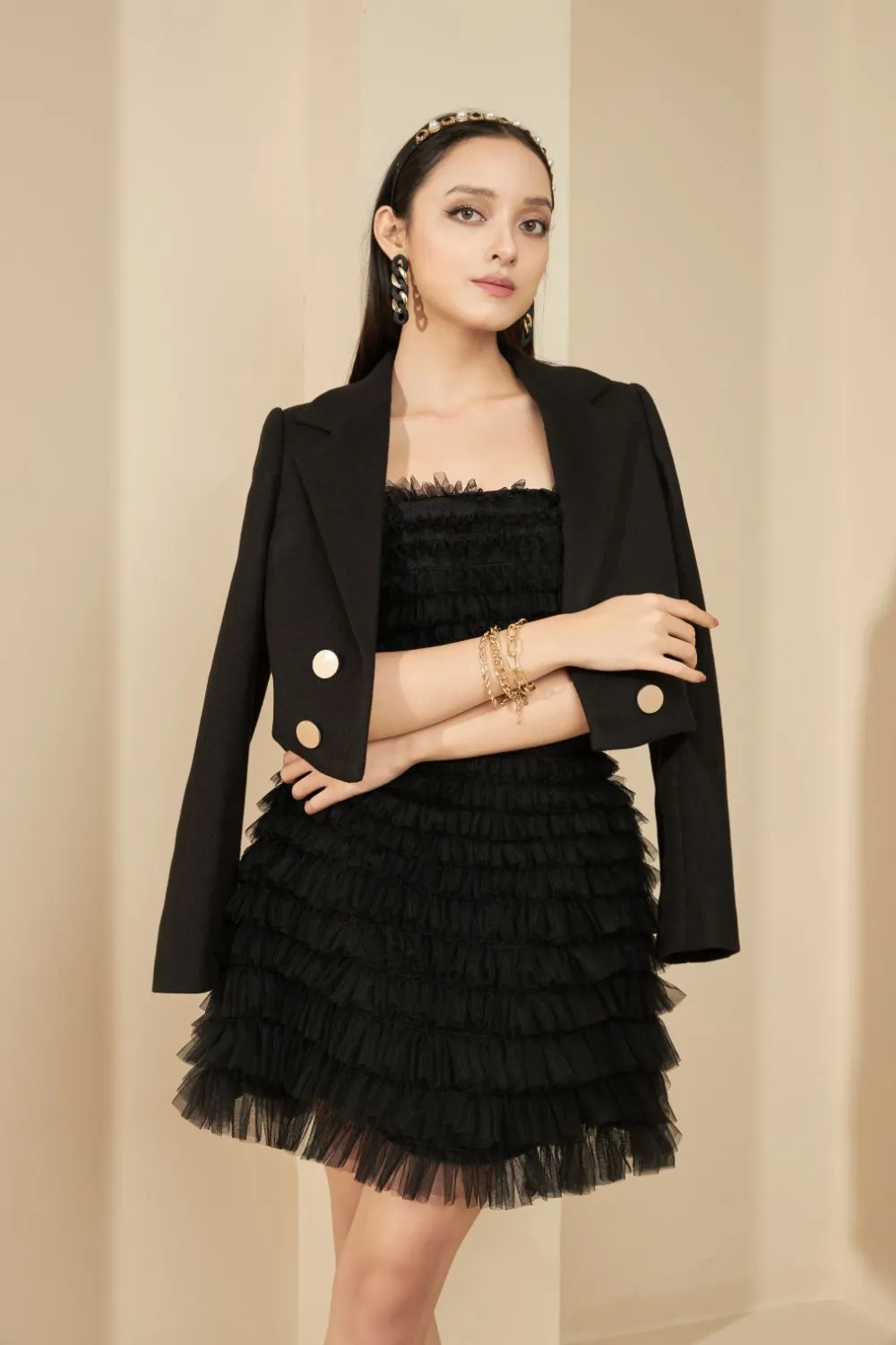 Michael Cropped Blazer