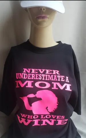 Mom-Wine Shirt / Short Sleeve t shirt