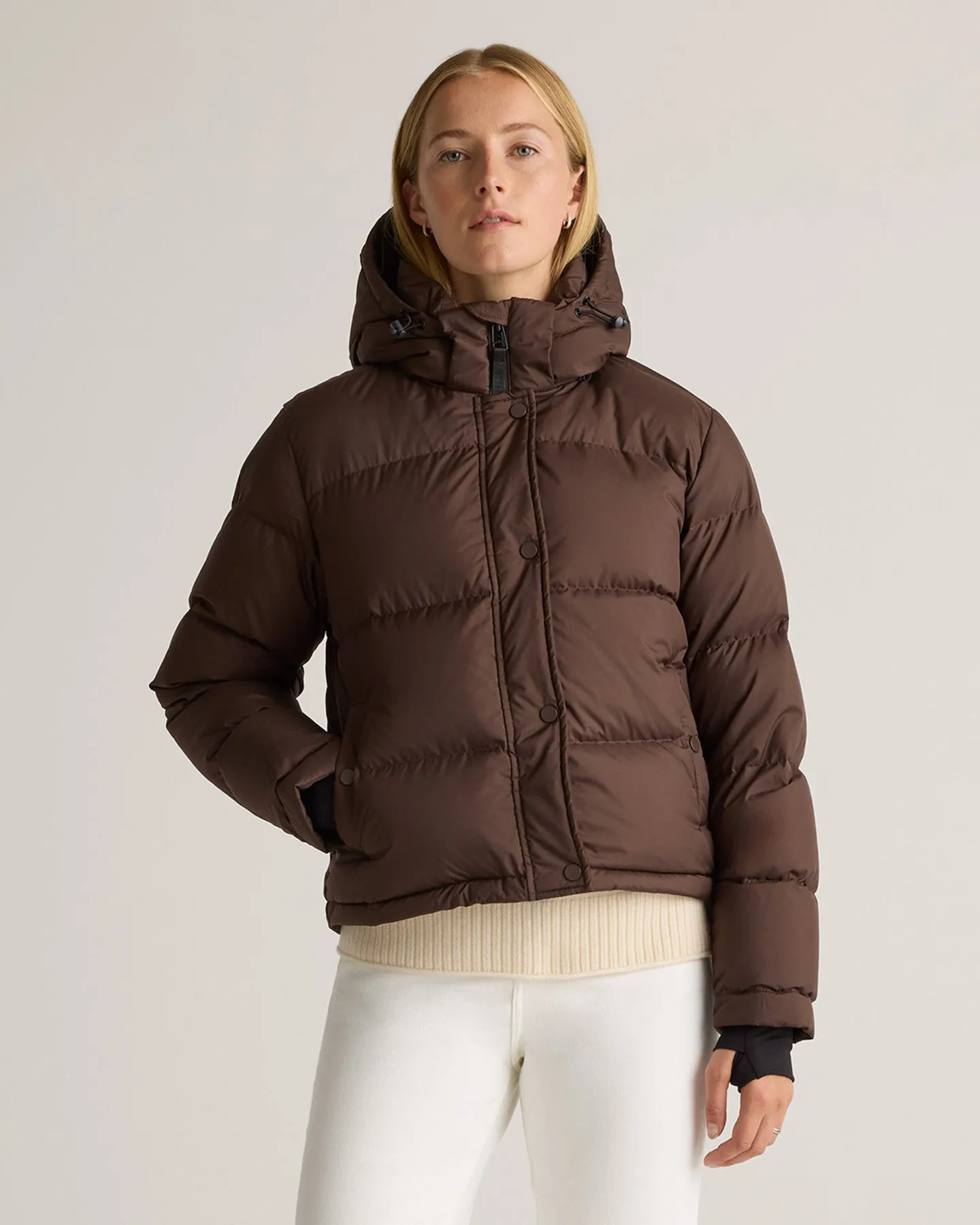Responsible Down Cropped Puffer Jacket