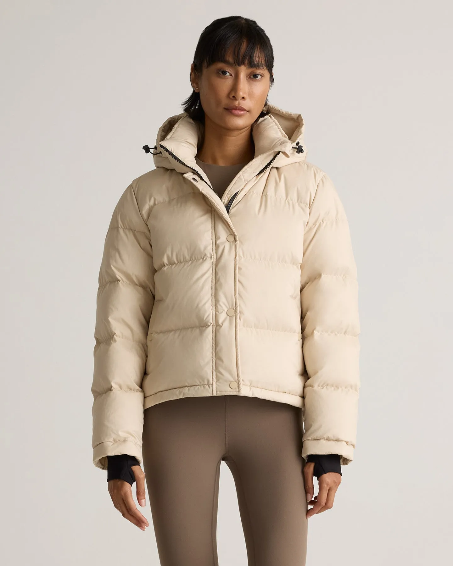 Responsible Down Cropped Puffer Jacket