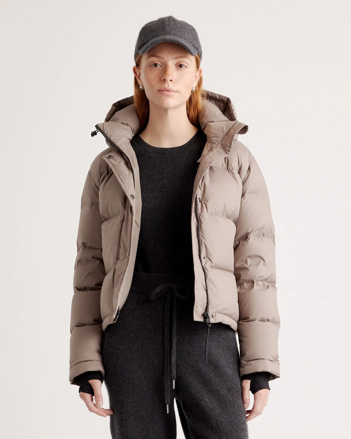 Responsible Down Cropped Puffer Jacket