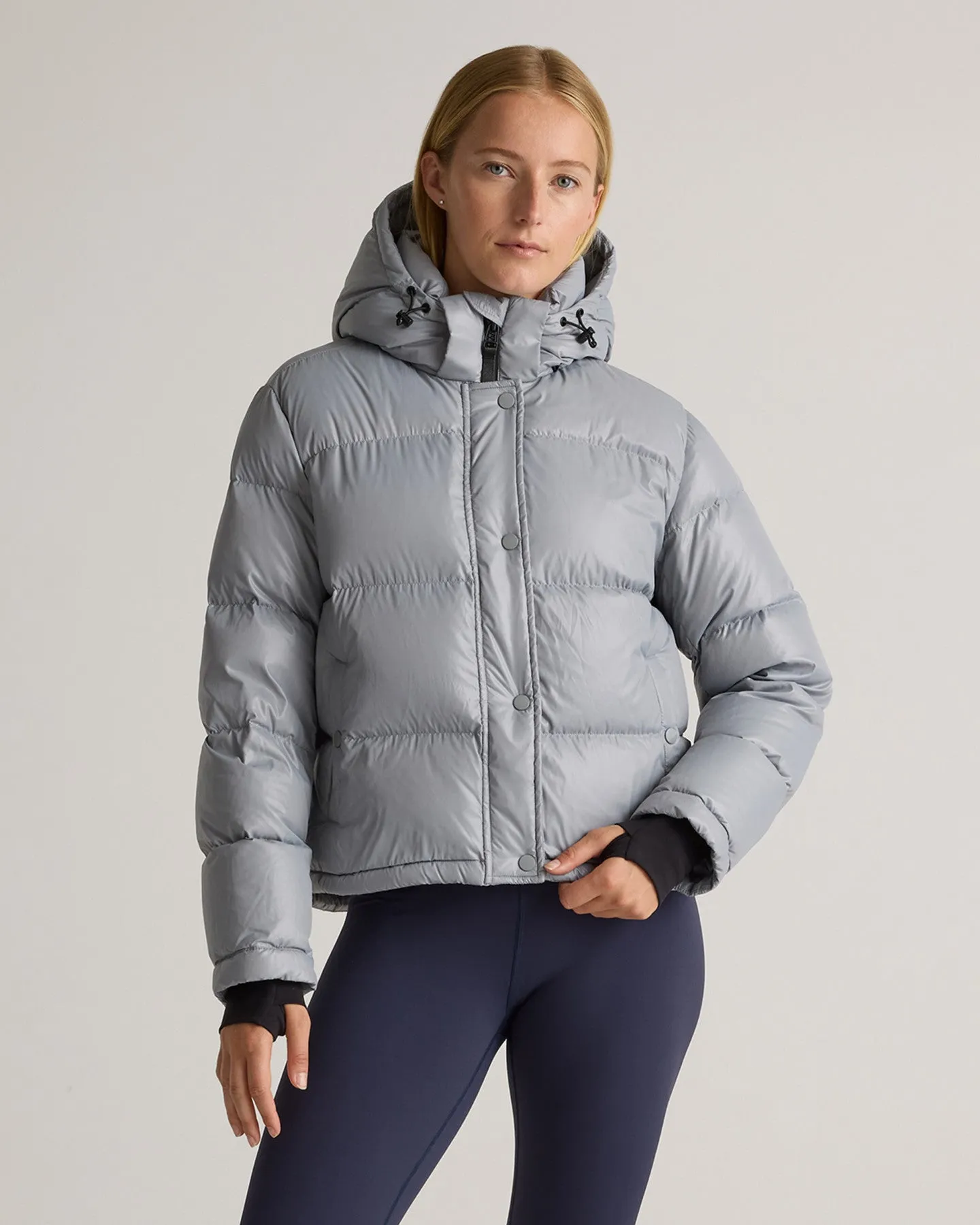 Responsible Down Cropped Puffer Jacket