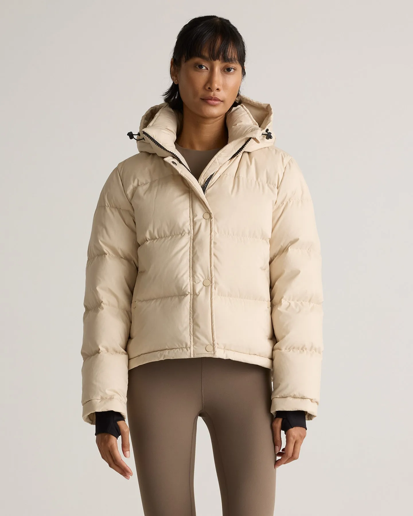 Responsible Down Cropped Puffer Jacket